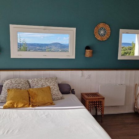 Reve D'Escapade Chambre Avec Vue Sublime Sur Les Cevennes Ardechoises Barjac (Gard) Exterior foto