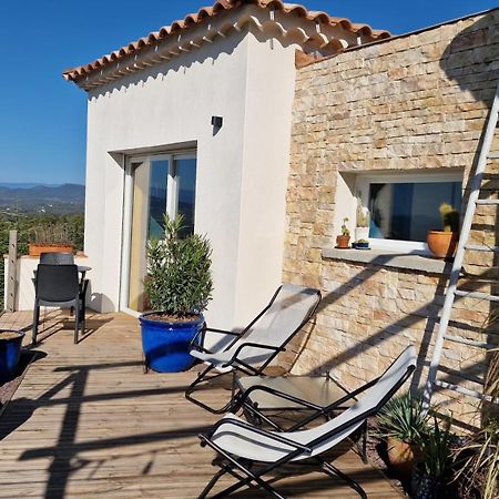 Reve D'Escapade Chambre Avec Vue Sublime Sur Les Cevennes Ardechoises Barjac (Gard) Exterior foto