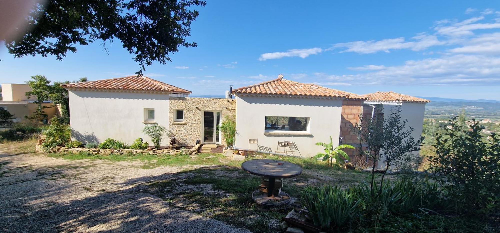 Reve D'Escapade Chambre Avec Vue Sublime Sur Les Cevennes Ardechoises Barjac (Gard) Exterior foto