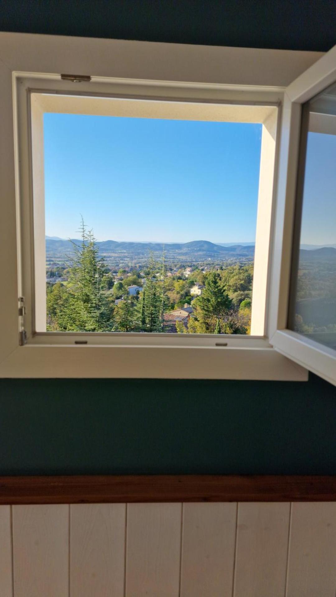 Reve D'Escapade Chambre Avec Vue Sublime Sur Les Cevennes Ardechoises Barjac (Gard) Exterior foto